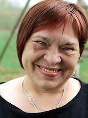 This german bbw loves to get wet in public