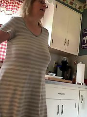 Aged lasses are posing seminaked