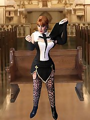 Sinful Granny Nun Mary Carmen