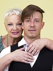 This naughty mature lady loves playing with her toy boy