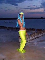 Eltons evening at the seaside pier