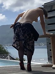 Naughty Sisi Posing At A Pool