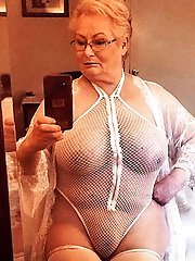 Pretty old babes having leaking twat